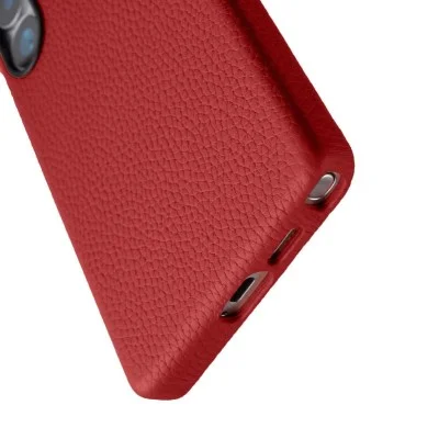 Cover Samsung  S25 Ultra Origin Series Premium Leather Regal Snap Magsafe Melkco - Red